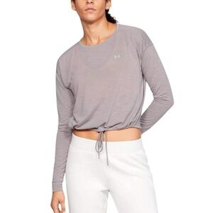 Under Armour Whisperlite Cropped Cover Up Women's Size Medium in Lavender Gray